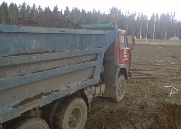 вывоз грунта