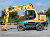 Колесный экскаватор Komatsu PW130-6